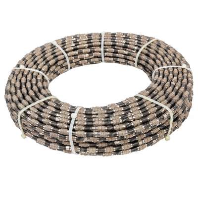 Diamond Wire Saw Cutting Rope With Beads For Granite Marble Reinforced Concrete Stone Cutting