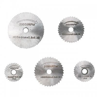 2019 High Quality Bright 6PCS HSS Rotary Tools Mini Circular Saw Blades Cutting Discs