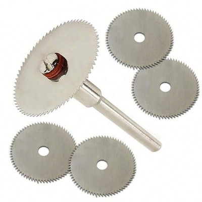 6Pcs Mini HSS Circular Saw Blade Rotary Tool For Dremel Metal Cutter Power Tool Set Wood Cutting