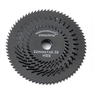 7pcs HSS Mini Circular Saw Blades Cutting Disc Extension Rod for Wood Plastic Aluminum